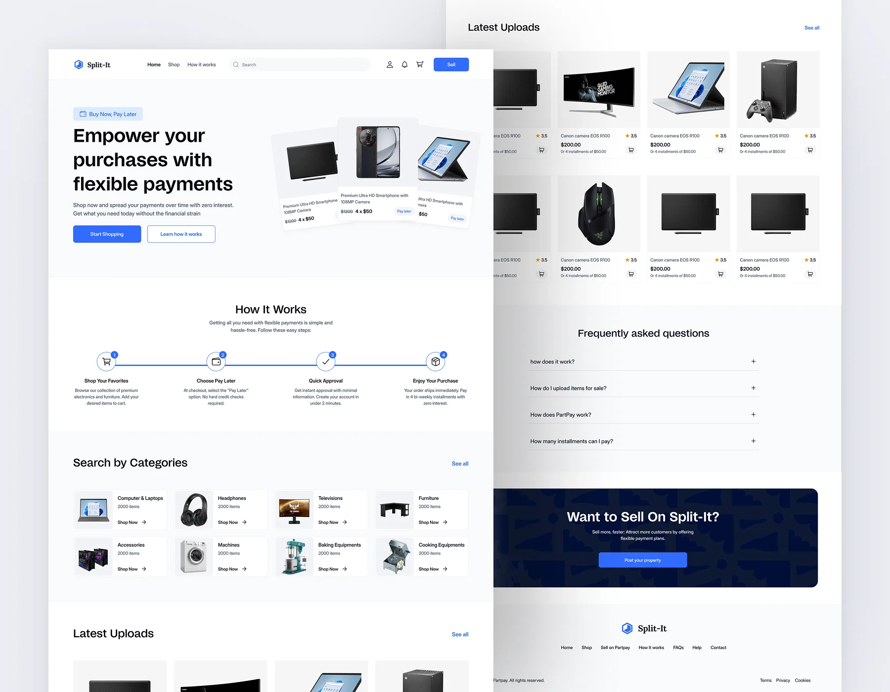 Split It Landing Page